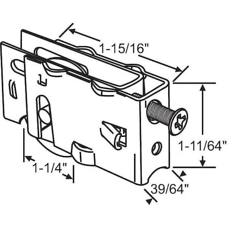 Strybuc Patio Door Roller Assembly 900-10095